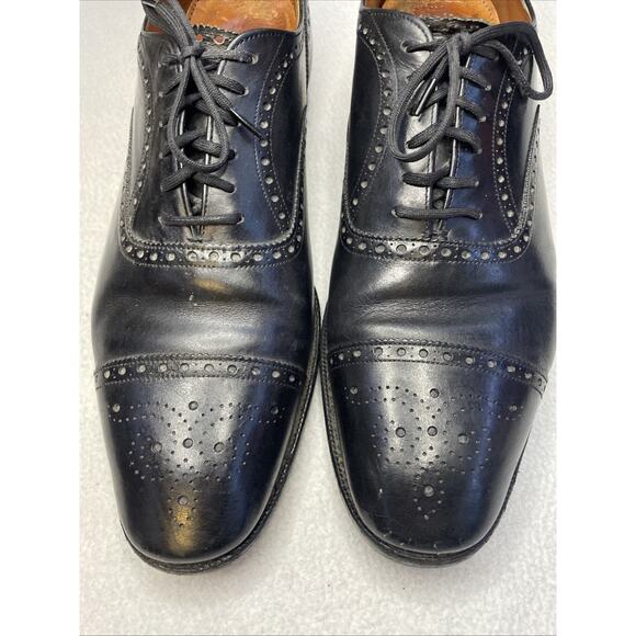 Vtg Church’s Diplomat Black Semi-Brogue Oxford 3-City London Paris NY 11.5 main image 12